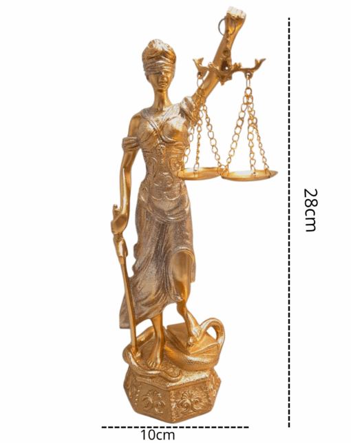 DAMA DE JUSTICIA DORADO - Imagen 5
