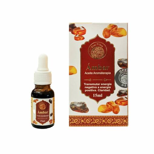Esencia Aceite de Aromaterapia de Ámbar 15ml. Desi Vibes