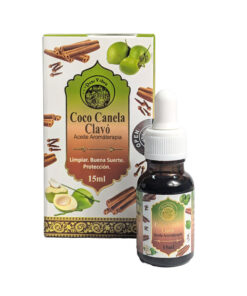 Esencia Aceite Coco Canela Clavo 15ml. Aromaterapia Desi Vibes