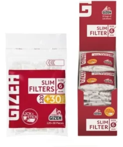 FILTRO   GIZEH SLIM  120+30 X 10 BOLSAS