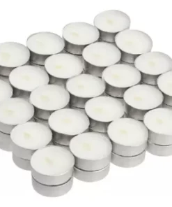 VELAS FLOTANTES  REDONDAS ( Pack 50 Unidades Blanca )