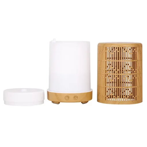 Humidificador Difusor De Aire Aromatizador Calado Luz 7color - Imagen 2