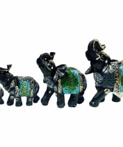 Familia de Elefante  Polyresina