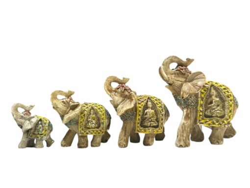 Familia de Elefante  Polyresina
