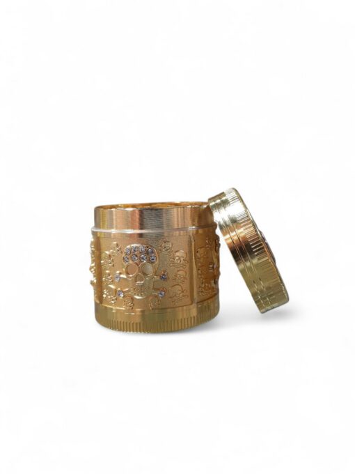 Moledor de Metal Dorado de   3 pisos