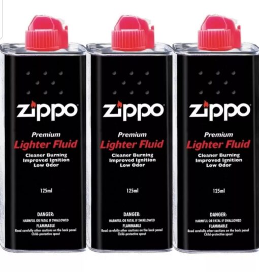 Pack Bencina Encendedor Zippo Original X3 Unds
