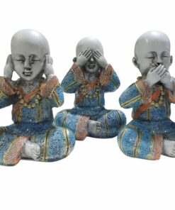 Set de 3 Budas Ciego , Sordo y Mudo