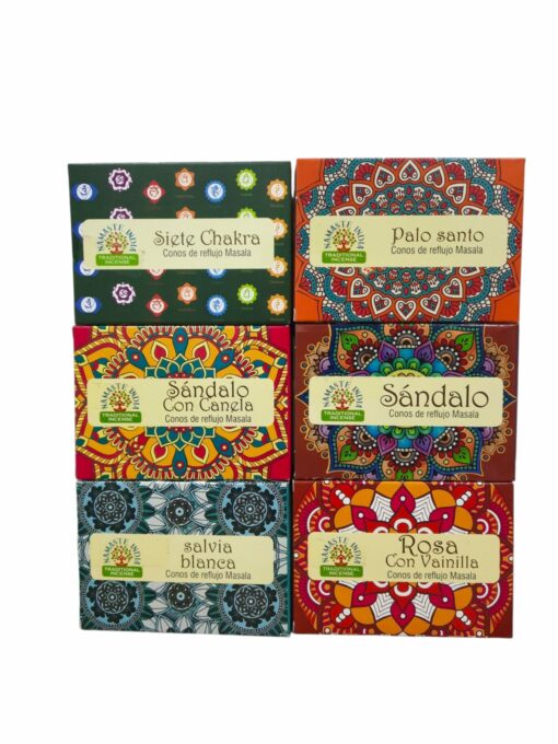 Pack De 12 Cajas De Conitos De Incienso Aromas Surtidos - Imagen 4