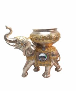 ESTATUA ORIGINAL ELEFANTE  CON CANDELABRO