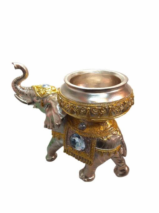 ESTATUA ORIGINAL ELEFANTE  CON CANDELABRO - Imagen 5