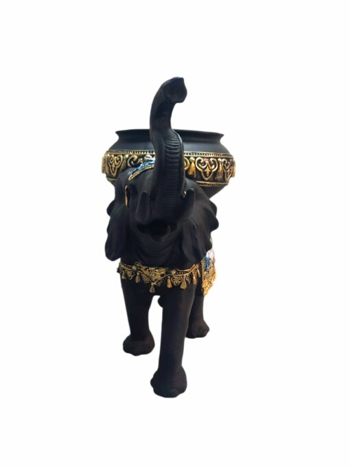 Estatua Original Elefante Con Candelabro - Imagen 2