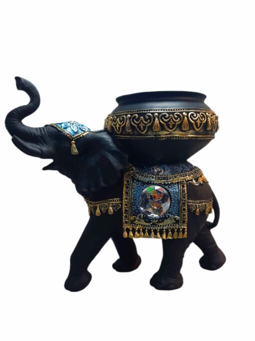 Estatua Original Elefante Con Candelabro