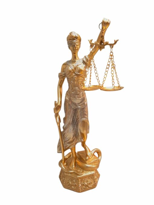 DAMA DE JUSTICIA DORADO