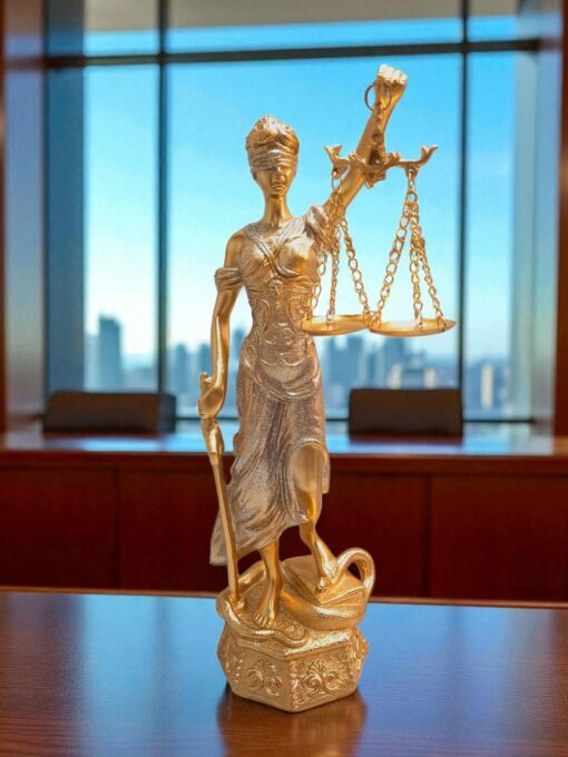 DAMA DE JUSTICIA DORADO - Imagen 2