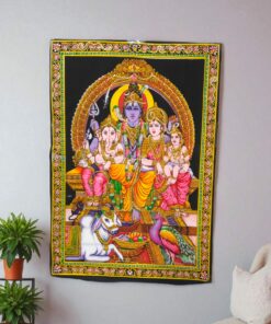 MURAL HINDÚ FAMILIA DE SHIVA