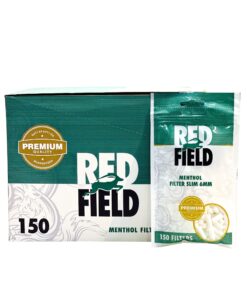 Filtros Slim Menthol Red Field 150 Unid