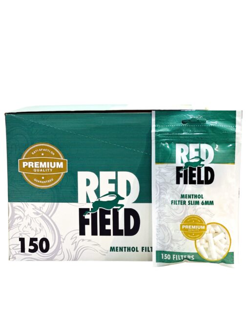 Filtros Slim Menthol Red Field 150 Unid