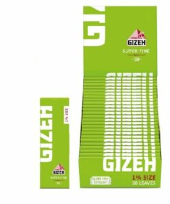 Papelillos Gizeh Verde 1 1/4 25 unid. Super Fine