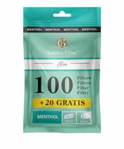 Filtros Menthol Golden Filter 250 unid