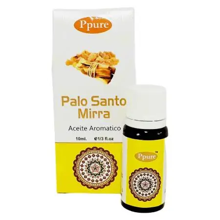 Aceite Aromático   Ppure - Palo Santo Mirra