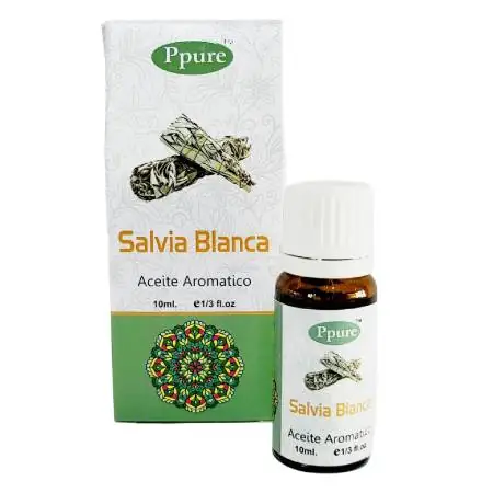 Aceite Aromático   Ppure -Salvia Blanca