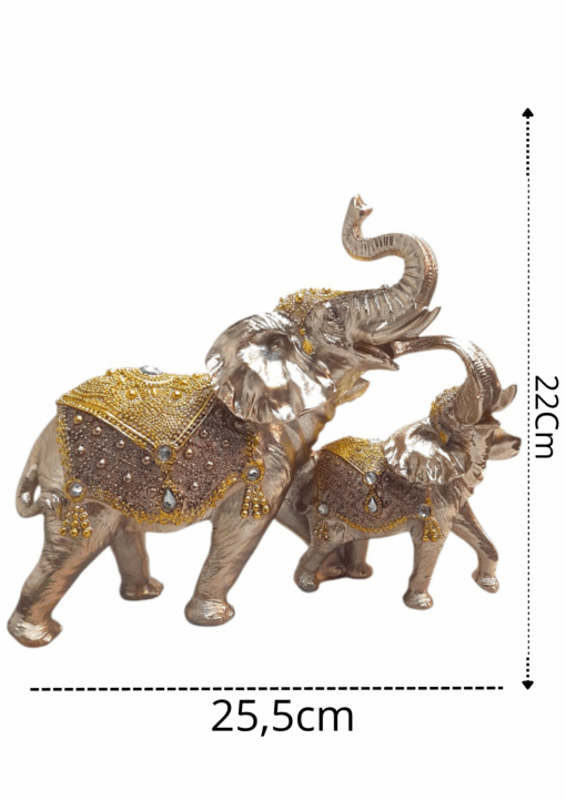 ELEFANDE  DORADO  PARA DECORACIÓN - Imagen 5