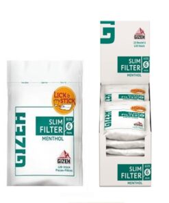 Filtro Gizeh Mentolado Slim 1unid.