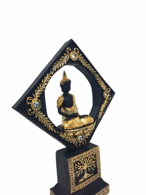 Estatua De Buda Para El Hogar Negro - Imagen 3