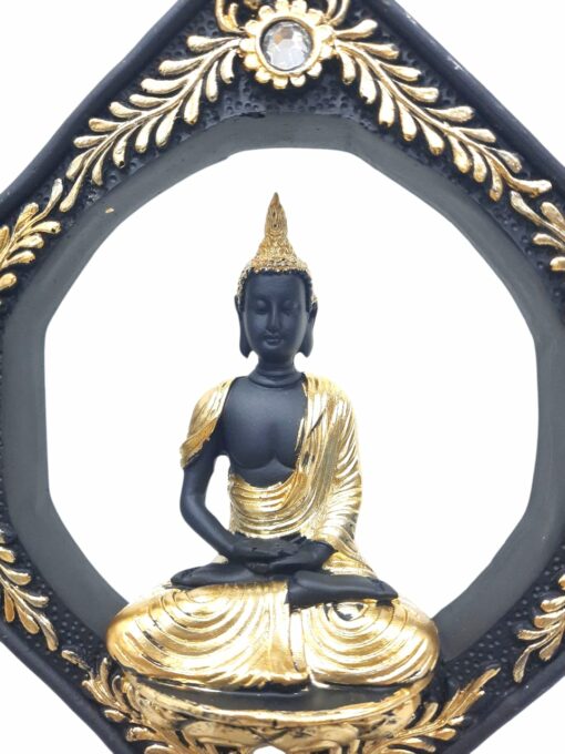Estatua De Buda Para El Hogar Negro - Imagen 2
